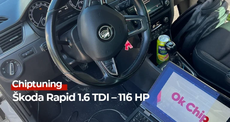 Nově nachipováno: Škoda Rapid 1.6 TDI – 116 HP
